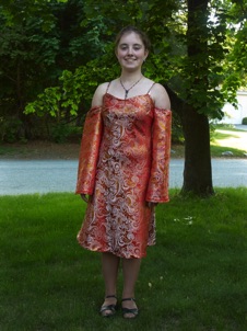 2004 Orange Dress